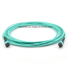 5m 10g Om4 50/125 Multimodo Cable de fibra óptica MPO / MTP